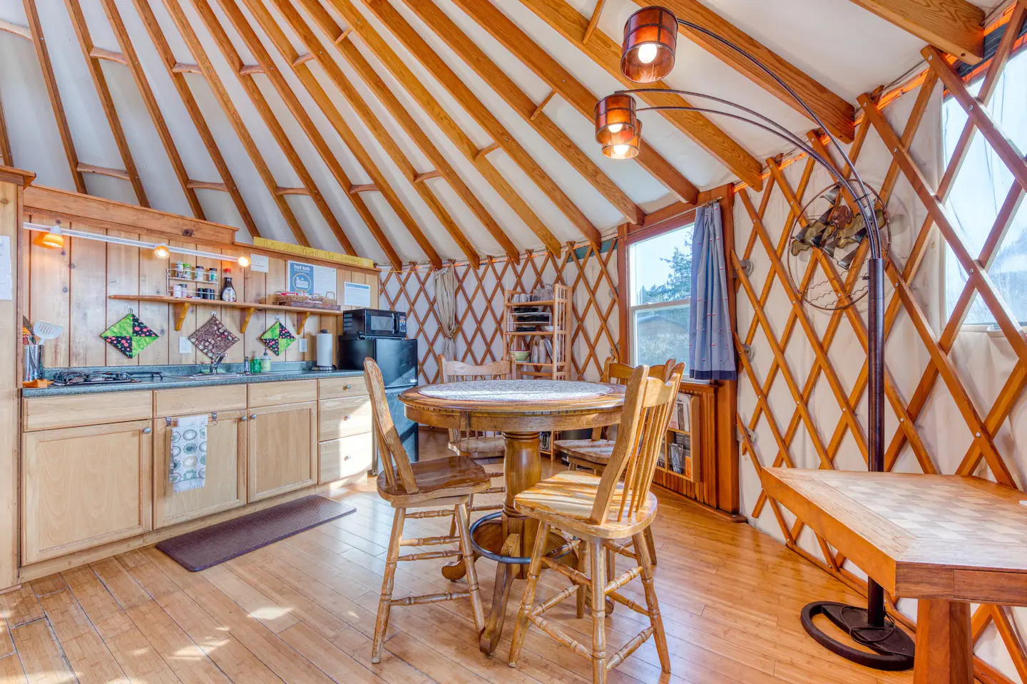 Dining area for two