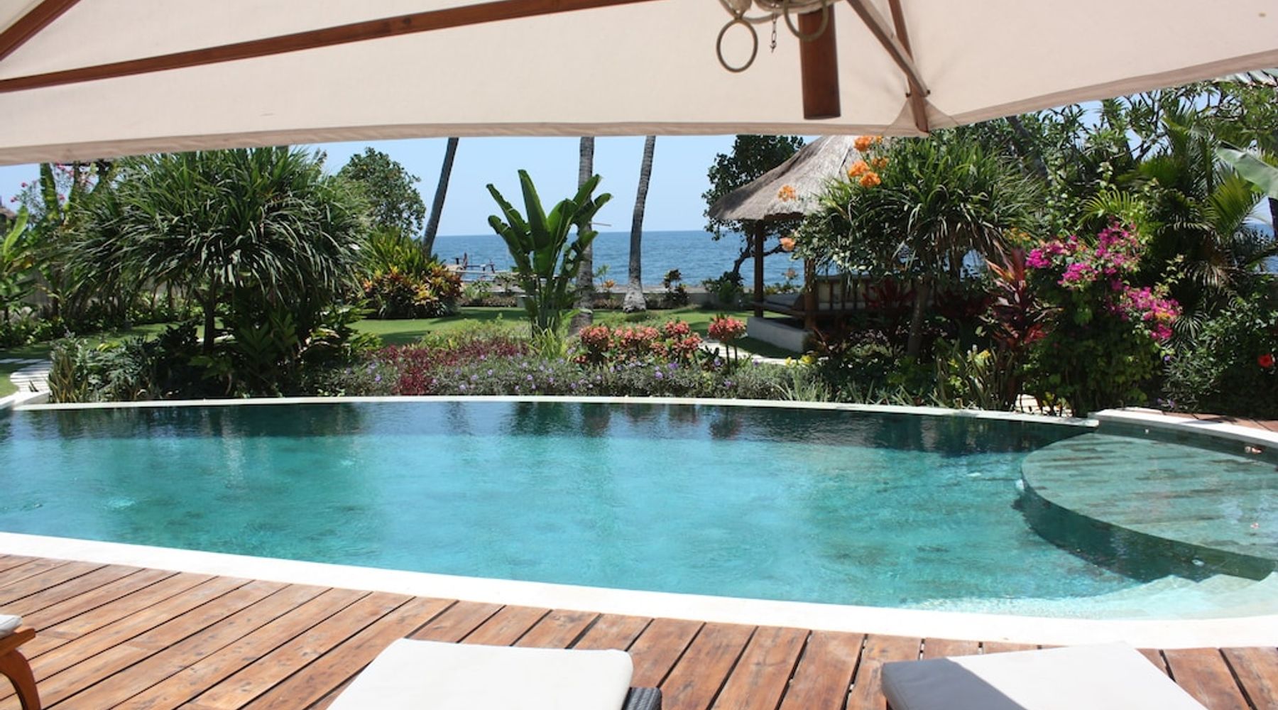 View from the pool deck