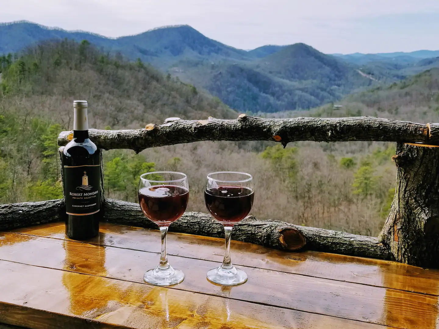 Couple will have a great time in this cabin.