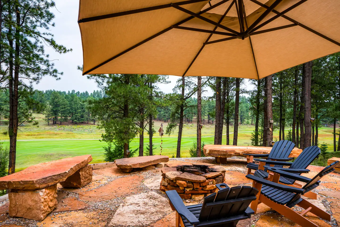 Year-round smores with a firepit.