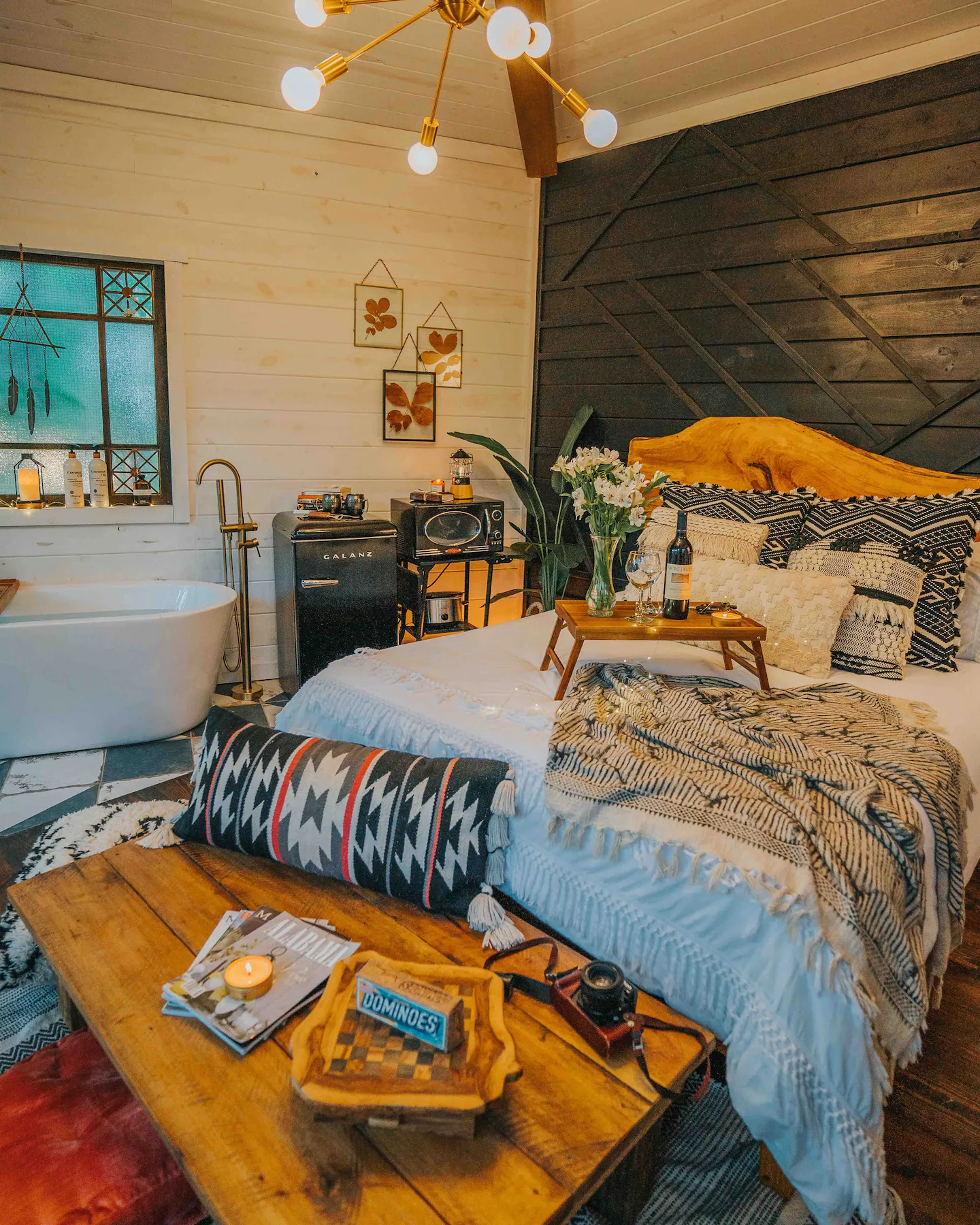 Very warm and comfortable bed.
