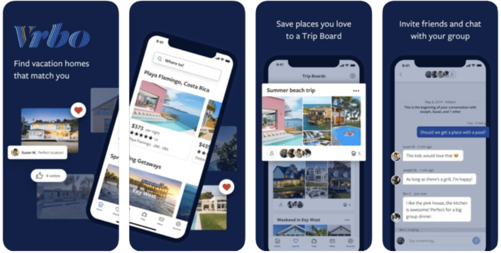 Vrbo mobile app